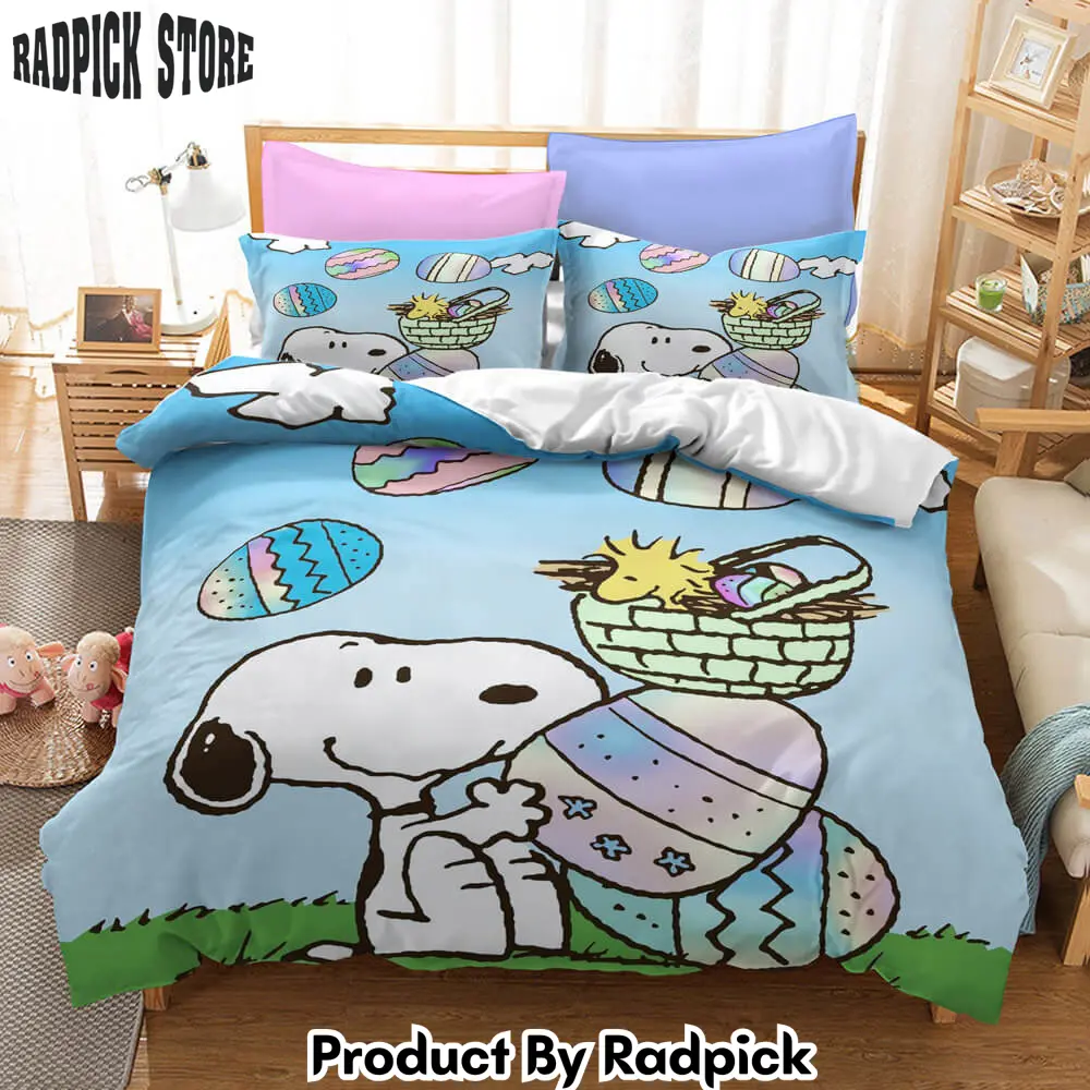 Snoopy cosplay bedding duvet cover halloween sheets bed set  rp0425594